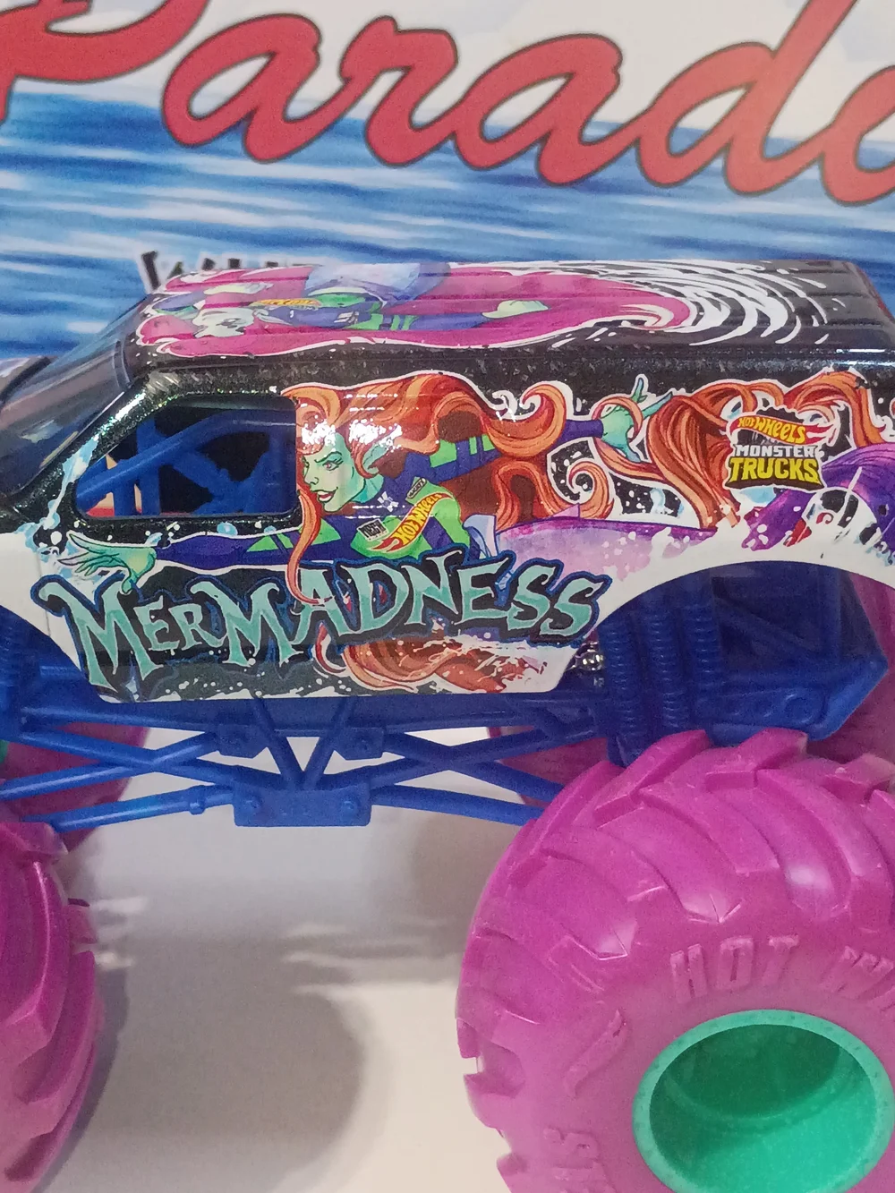 Hot Wheels Monster Jam Mermadness Mermaid Monster Truck 1/24 Scale